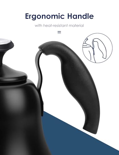 Tea Kettle with Thermometer (Matte Black（with Thermometer）)