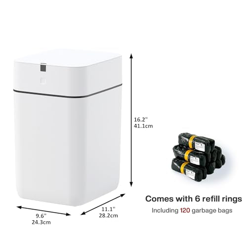 Automatic Trash Can (4 Gallon-Black Line)