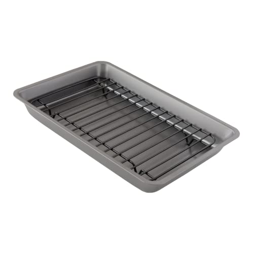 Nonstick Carbon Steel Small Roasting Pan with Rack (Mini)