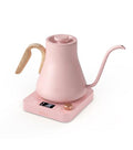 Gooseneck Electric Kettle with Temperature Control (Pink)