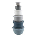 Prep Bowls with Lids (Blue/Grey / 12 Piece Set - Deep Bowls)