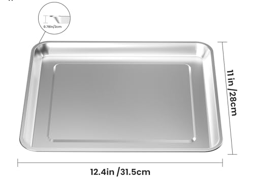 Baking Sheet Pan Set of 2 (Silver - Pan of 2)