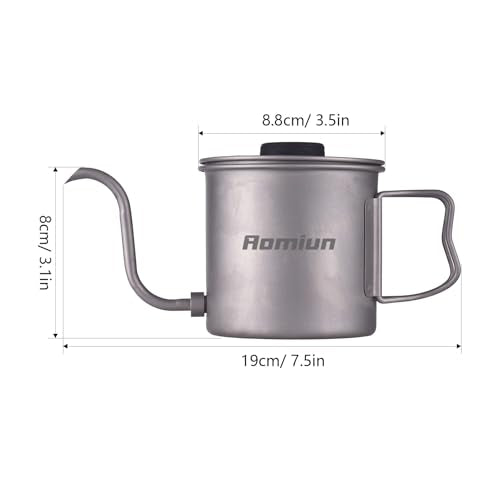 Titanium Gooseneck Kettle with Thermometer