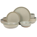 Laguna Bliss 16 Piece Stoneware Reactive Glaze (Matte Green (Laguna Bliss) / Service for 4 (16pcs))