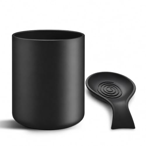 Ceramic Spoon Rest for Stove Top (black / 6.4)