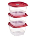 BPA Free Plastic Food Storage Set (3 x 7-Cup)