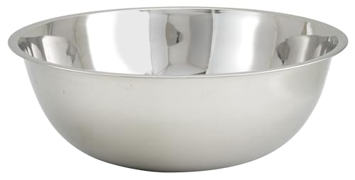Silver 30 qt Stainless Steel Mixing Bowl (30 Quart / Economy)