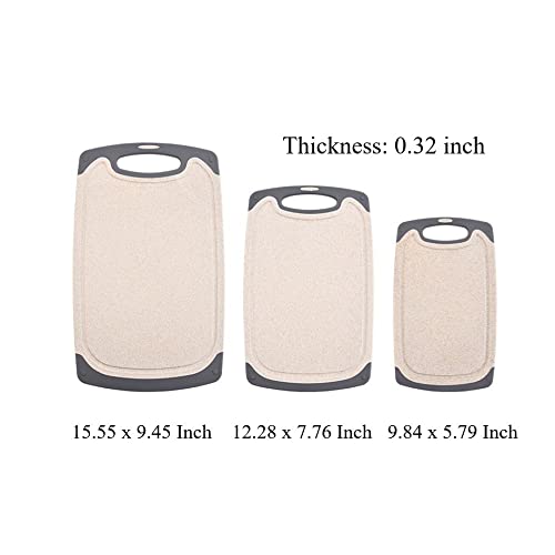 Cutting Boards For Kitchen (Light Brown)