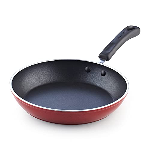 Professional Pots and Pans Nonstick Cookware Set (12 Piece Cookware Set / Marble Red)