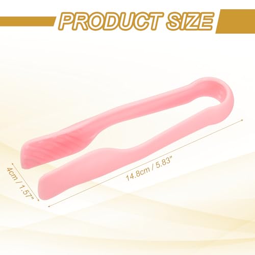 12 Pcs Toaster Tongs (6 Inch / Red)