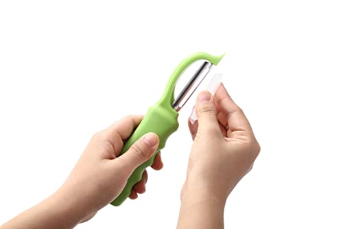 Swivel Vegetable Peeler for Kitchen w (Green)