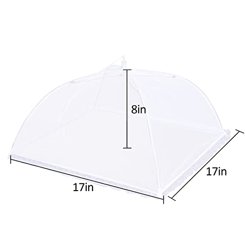 4 Pack Mesh Food Covers 17 inch (4 Pack, 17 Inch)