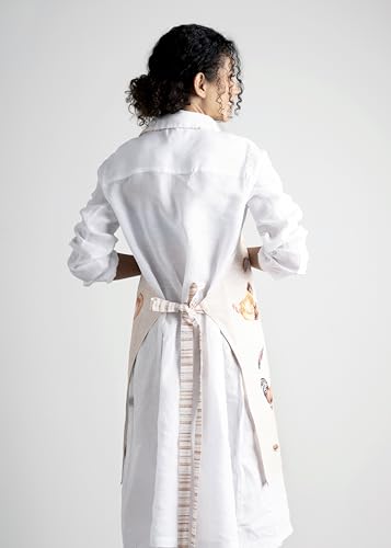 Aprons for women with Pocket 100% Cotton Pack of 1 (130 - Barnyard Rooster)