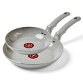 Refresh Ceramic Nonstick Frying Pan 2 (2-Piece Set / Moon Grey)