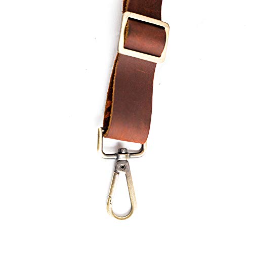 Waterproof Waxed Canvas Tool Apron With the Adjustable Genuine Leather Belt (Black)