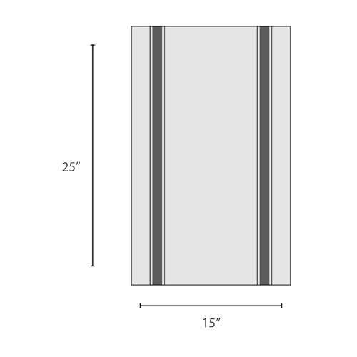 Dish Towels Set (Grey Stripe / Pack of 45)