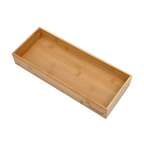 Bamboo Drawer Organizer (Bamboo / 15*5.9*2.6 inch)