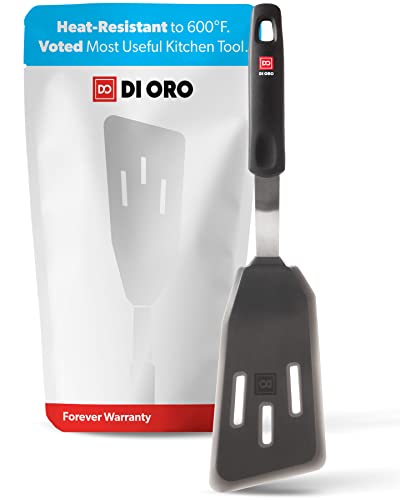 DI ORO Silicone Fish Spatula (Slotted Fish Spatula)