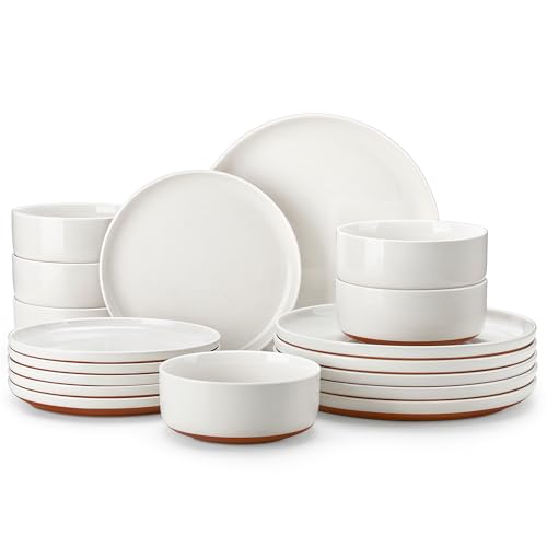 Plates and Bowls Sets (18 Pcs (Service for 6) / White)