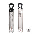 Stainless Steel Candy & Deep Fry Thermometer with Pot Clip & Handle (Sugar Thermometer-11.8 Inch)