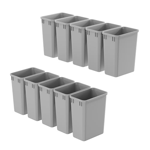 Dowell 10 Pack 35Qt Wastebasket Trash Container (35 QT Standard)