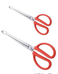 Stainless Steel Crabbing Tongs for Live Crabs Eels (Curved Tip-2pcs)