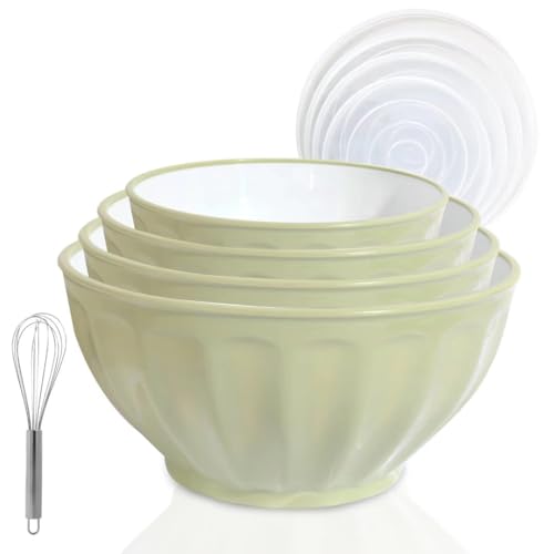 Mixing Bowls with Lids Set (Green)