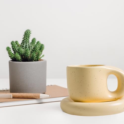 10oz Nordic Ceramic Coffee & Tea Mug (Orange)