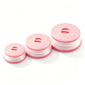 Collapsible Microwave Splatter Cover (pink / Set of 3)