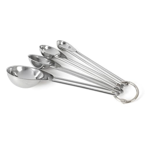Richburn 4 Piece Stainless Steel Measuring Spoons Set (Silver / Measuring Spoons (Set of 4))