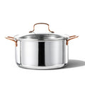 8 Qt Tri Ply Stainless Steel Stockpot (Sliver / 8 Quarts)