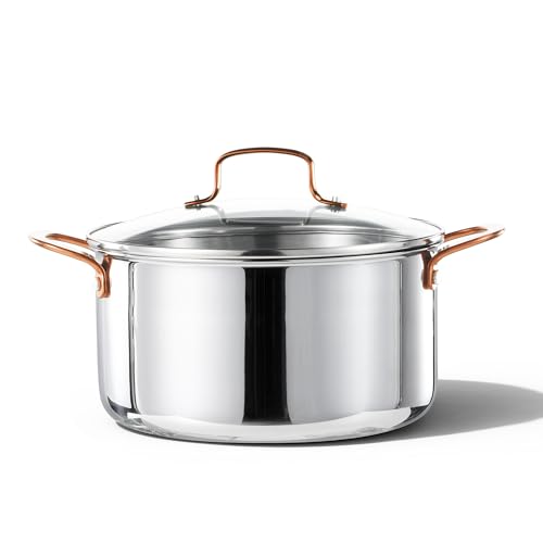 8 Qt Tri Ply Stainless Steel Stockpot (Sliver / 8 Quarts)