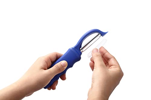 Swivel Potato Peeler for Kitchen w (Sapphire)