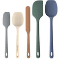 5 Pieces Silicone Spatulas Set (Neutral / 5 pieces)