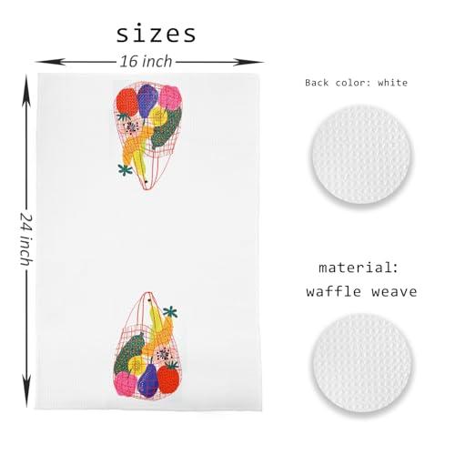 Colorful Fruit Kitchen Towels (Colorful Fruit)