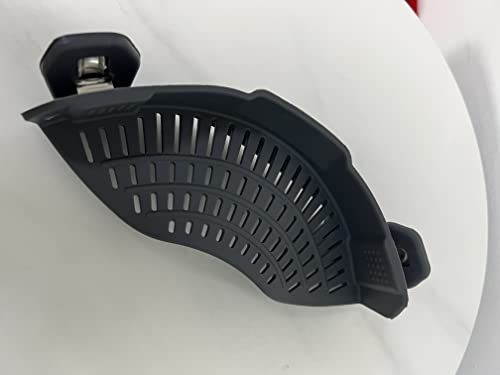 Clip On Pot Strainer Silicone (Gray / Standard 8.86 x 3.55 in)