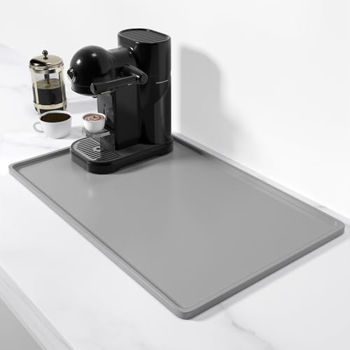 Silicone Coffee Mat (Gray / 12" x 19")