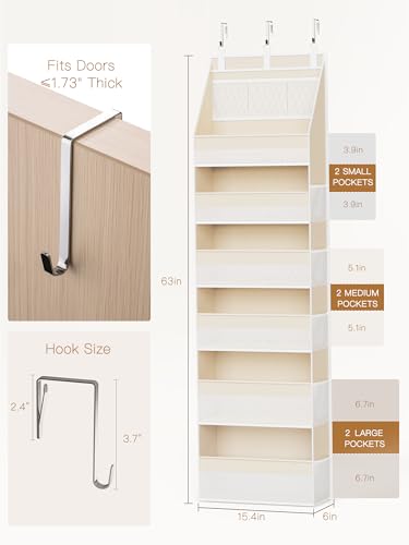 Over the Door Organizer (Beige / 1 PACK)