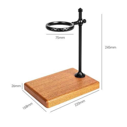 Pour Coffee Station Drip Coffee Stand Wooden Reusable Multifunction with Part for Coffee Lovers