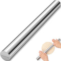 100% Stainless Steel Rolling Pins for Baking 16.5" Large Dough Roller Pin
