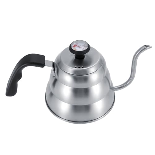 Stainless Steel Gooseneck Pour Over Kettle with Built (1.2L)