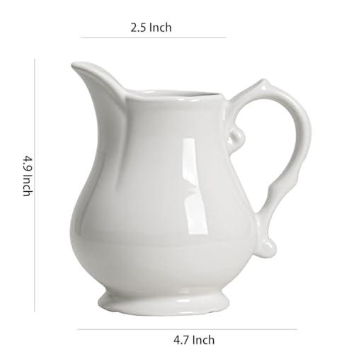 Retro Ceramic Creamer with Handle