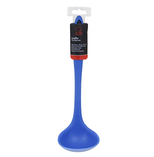 Premium Silicone Cooking Ladle (Blue / 11.25 inch)