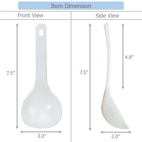 2 Pack Plastic Soup Ladle Serving Spoon