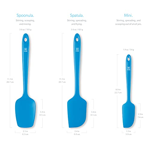 DI ORO Silicone Spatula Set (Blue)