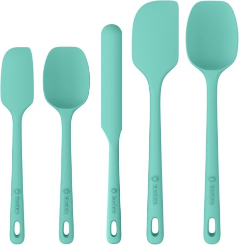 5 Pieces Silicone Spatulas Set (Sage / 5 pieces)