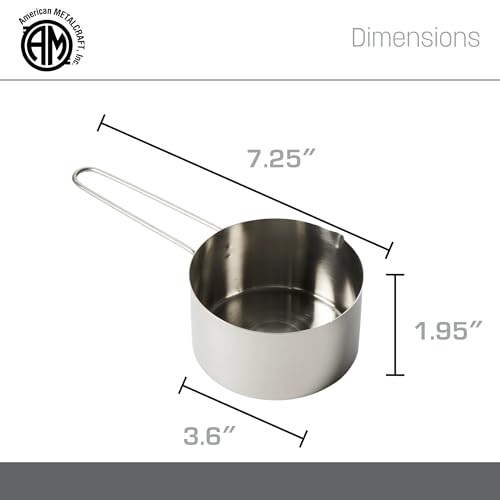 MCW125 Stainless Steel Measuring Cup (1-1/4-Cup)