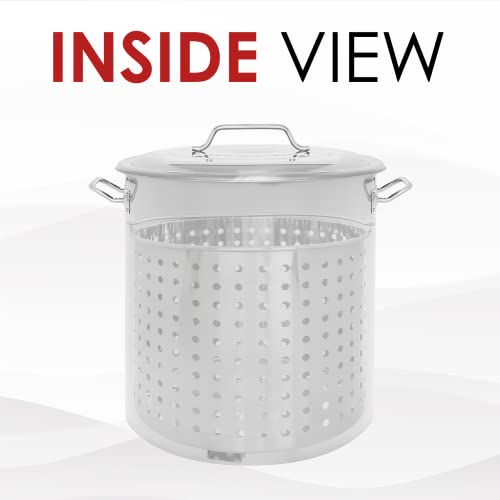 Stainless Steel Stock Pot w (80 Quarts)