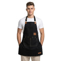 Chef Apron for Men Women with Pockets Adjustable Neck Strap (Black)