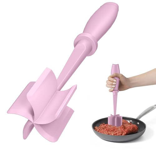 Meat Chopper Hamburger Grinder (Pink / 1 Pack)